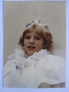 alexandra as a princess for halloween as a child