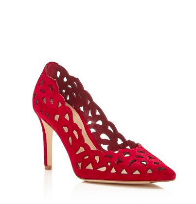 Via Spiga Clio Cutout Pointed Toe Pumps from Bloomindale's